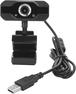 PC Webcam,720P HD CMOS Sensor Computer Video Web Camera with Builtin Noise Reduction Microphone,No Driver,for DesktopLaptop Computers
