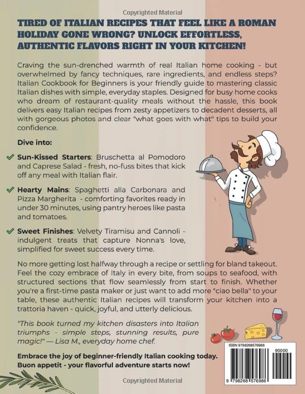 Italian Cookbook for Beginners: Authentic and Easy Italian Recipes for Everyday Cooking – Step-by-Step Guide to Classic Dishes, Pasta, Pizza, and ... & Delicious Home Meals for the Whole Family - Image 2