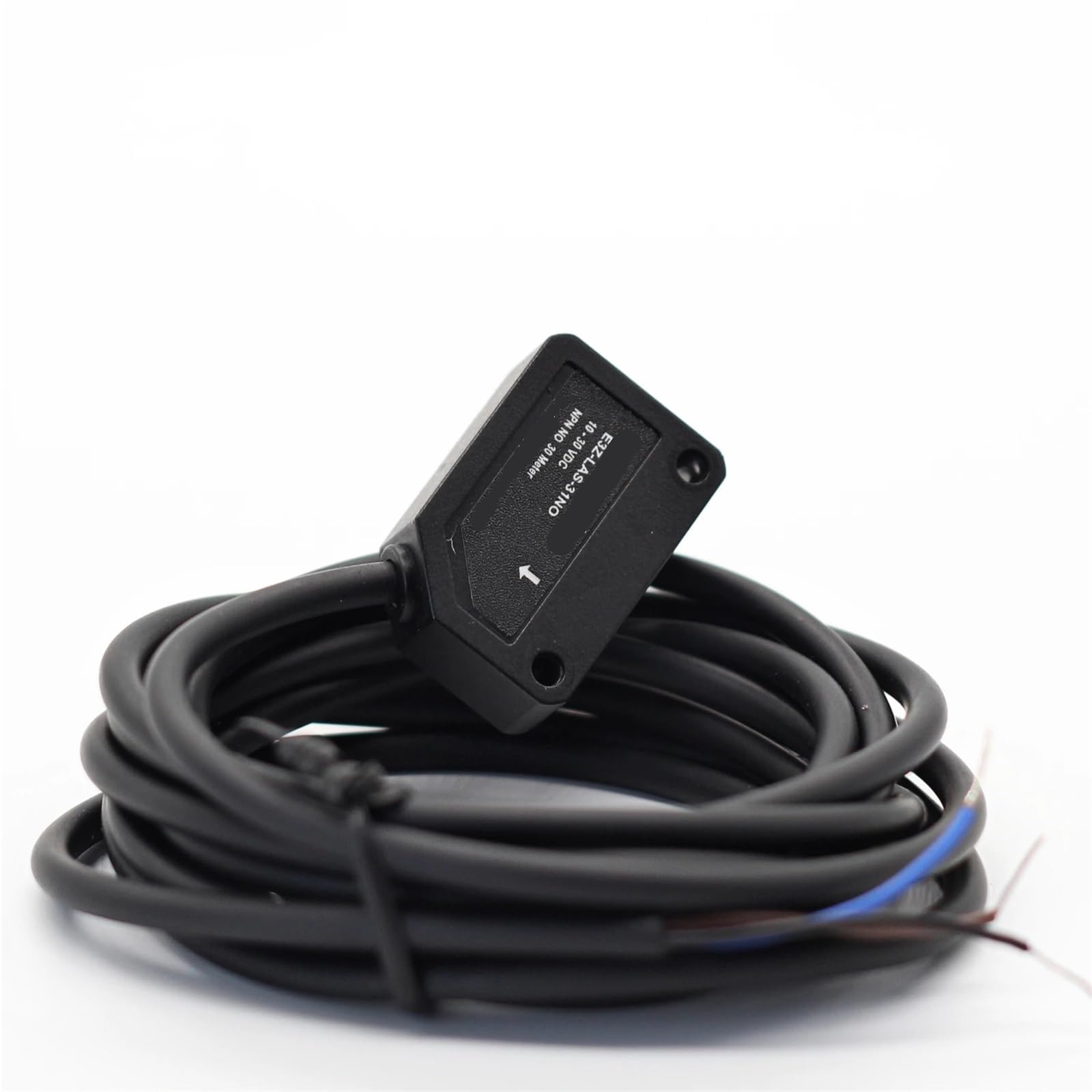 Interruptor fotoeléctrico de haz láser, Sensor infrarrojo NPN PNP, transmisión de larga distancia de 30 metros, interruptores de fotos pequeños, E3Z-LAS