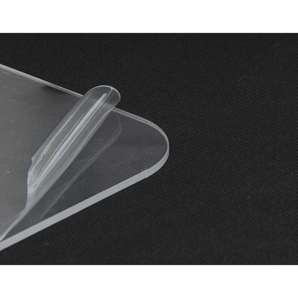 Pantalla protectora de plexiglás para cafeterías y tiendas minoristas, 60 x 50 cm, ideal para cajeros y recepcionistas, barrera de película C