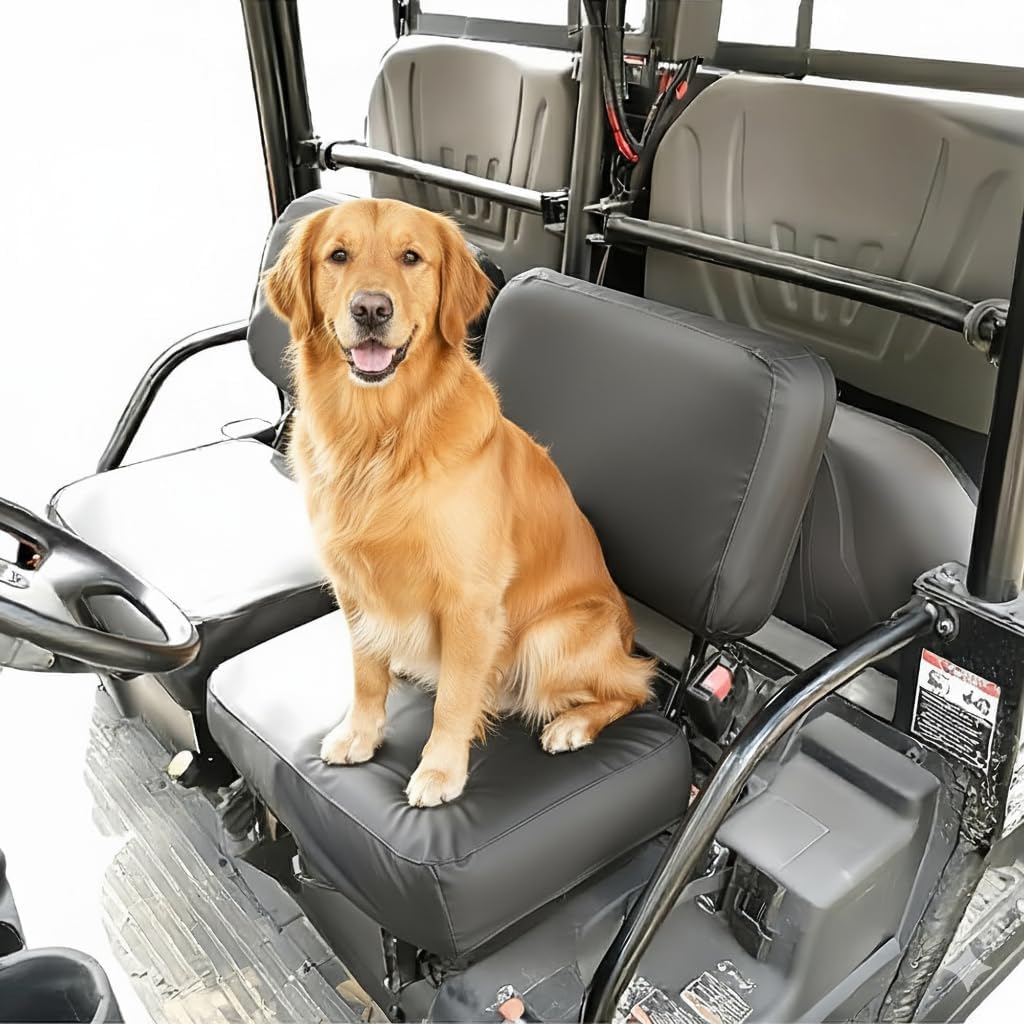 RTV Seat Cover Non-Slip Soft Breathable Waterproof for RTV X900 X1120D 2014-2021 X1140 2016-2021 X1100 2007-2013 XG850 Sidekick 2018-2021, High Elastic Leather