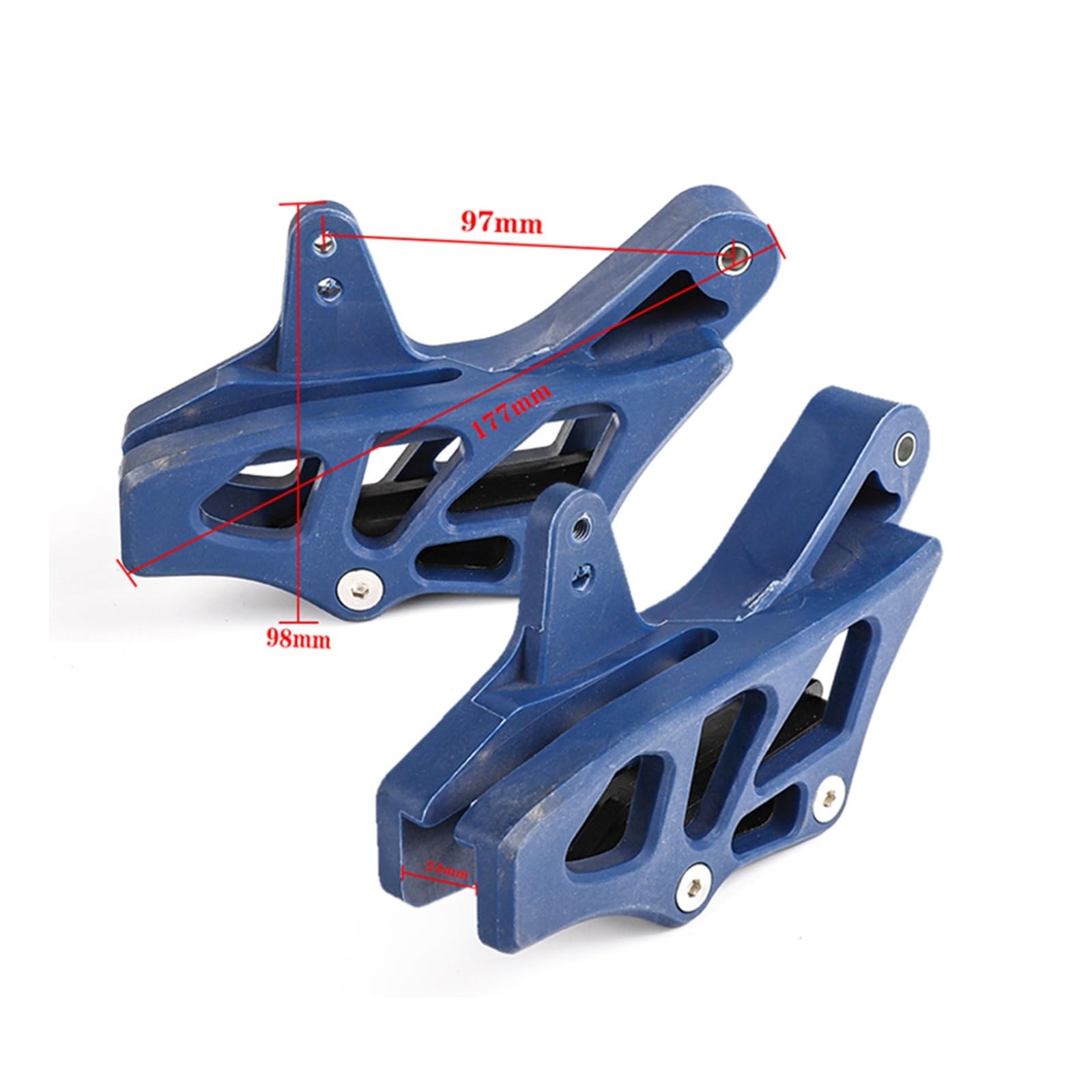 Zestaw suwaka łańcucha wahacza motocykla prowadnica osłony zacisk węża hamulcowego pasuje do SX SXF XC XCF125-450 Ochraniacz łańcucha motocyklowego Osłona łańcucha
