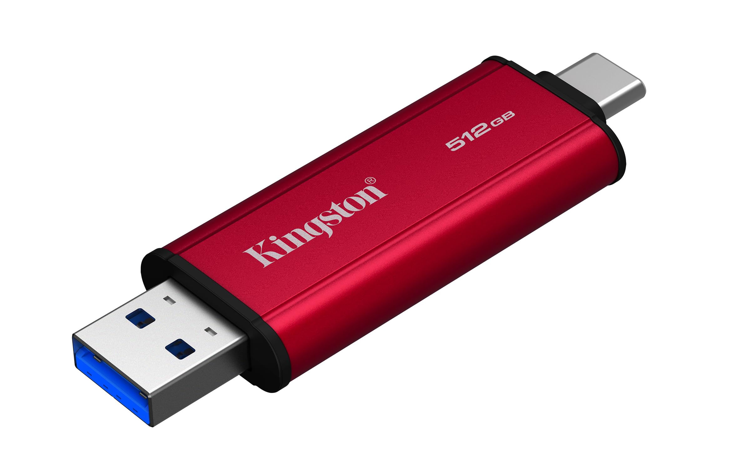 Kingston 512GB Dual USB-A/C Portable SSD | Up to 1050MB/s | USB