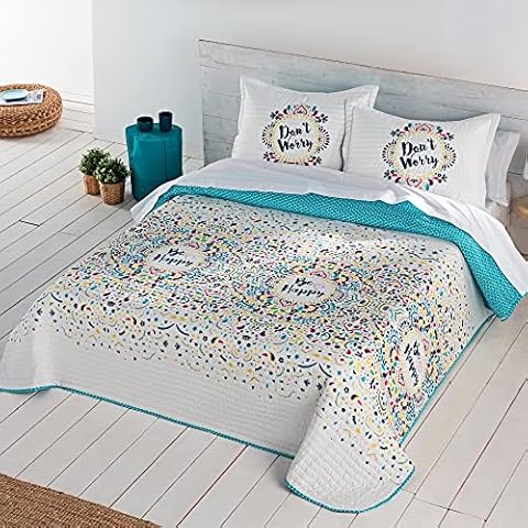 Colcha Bouti Reversible Happy de Barceló Hogar Cover