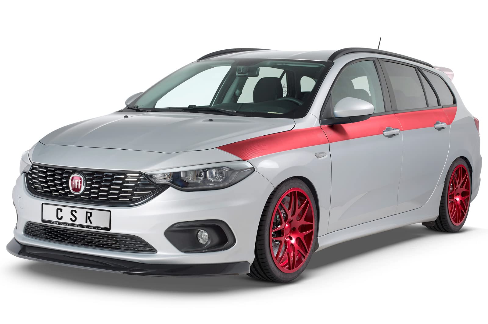 CSR-Automotive Scheinwerferblenden Kompatibel mit/Ersatz für FIAT Tipo (Typ 356) SB293-G