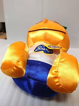 Amazon.co.jp: バヤリース オレンジ坊や サテン ぬいぐるみ BIG