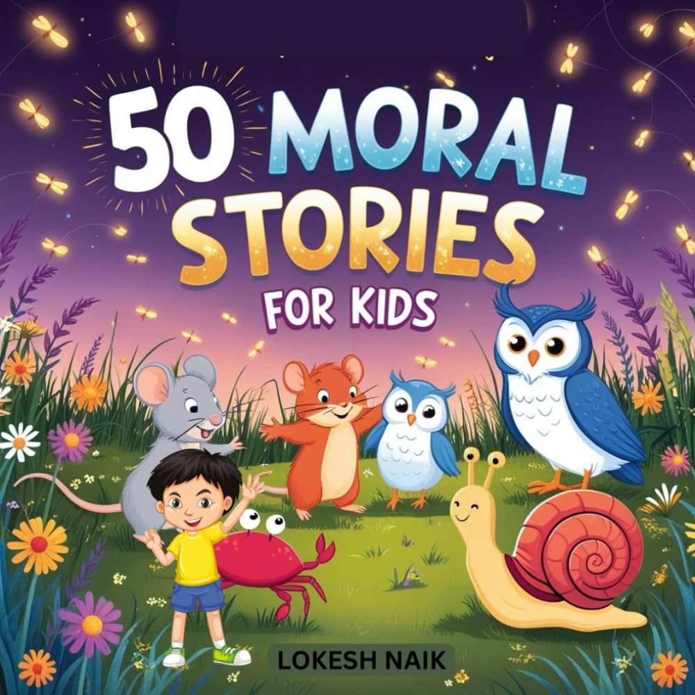50 MORAL STORIES FOR KIDS: Timeless Lessons of Kindness, Honesty, and Courage for Young Minds