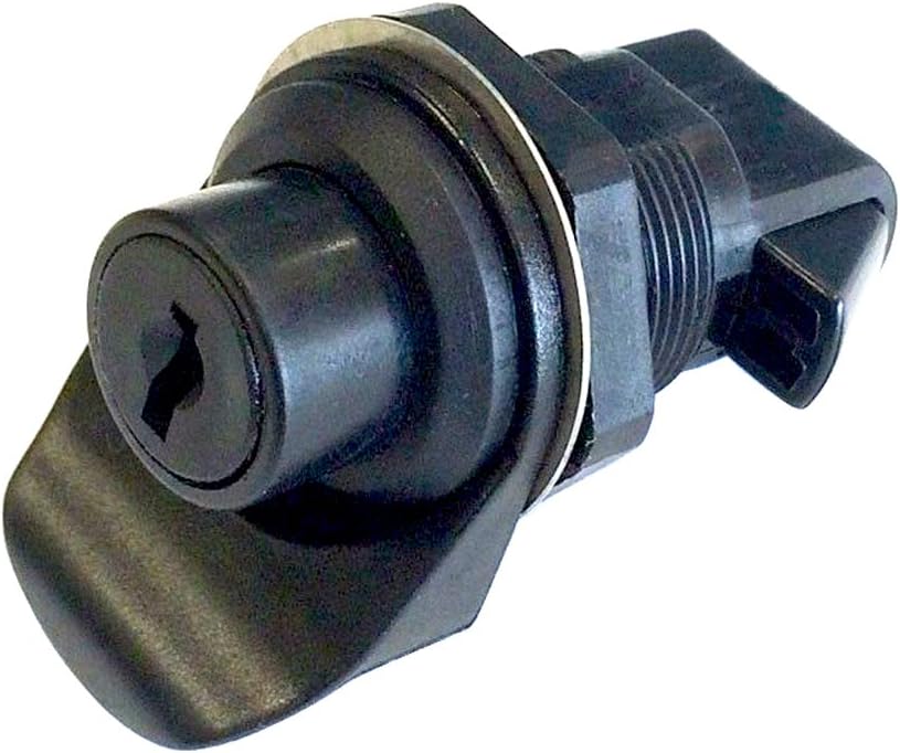 Hanperal Push Button Latch,93-303 Series Plastic Push to Close Latch for Boat/Motorcycle Glovebox Lock