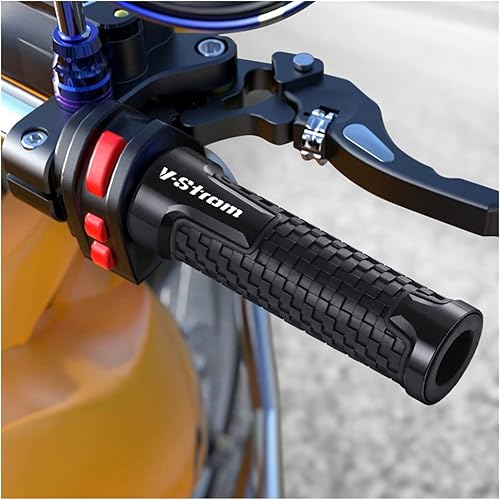 Miniatura 9 de WESTCH Motorcycle Handlebar Grips Motorcycle Handlebar Grips CNC Rubber Moto Handle Thruster Grips for Suzuki V-Strom 250 DL250 DL650 DL1000 VStrom