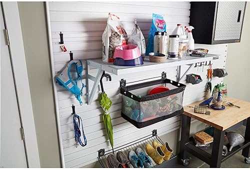 Vista 9 de Estante de 45 pulgadas de Gladiator GAWA45SFTG Hammered Granite