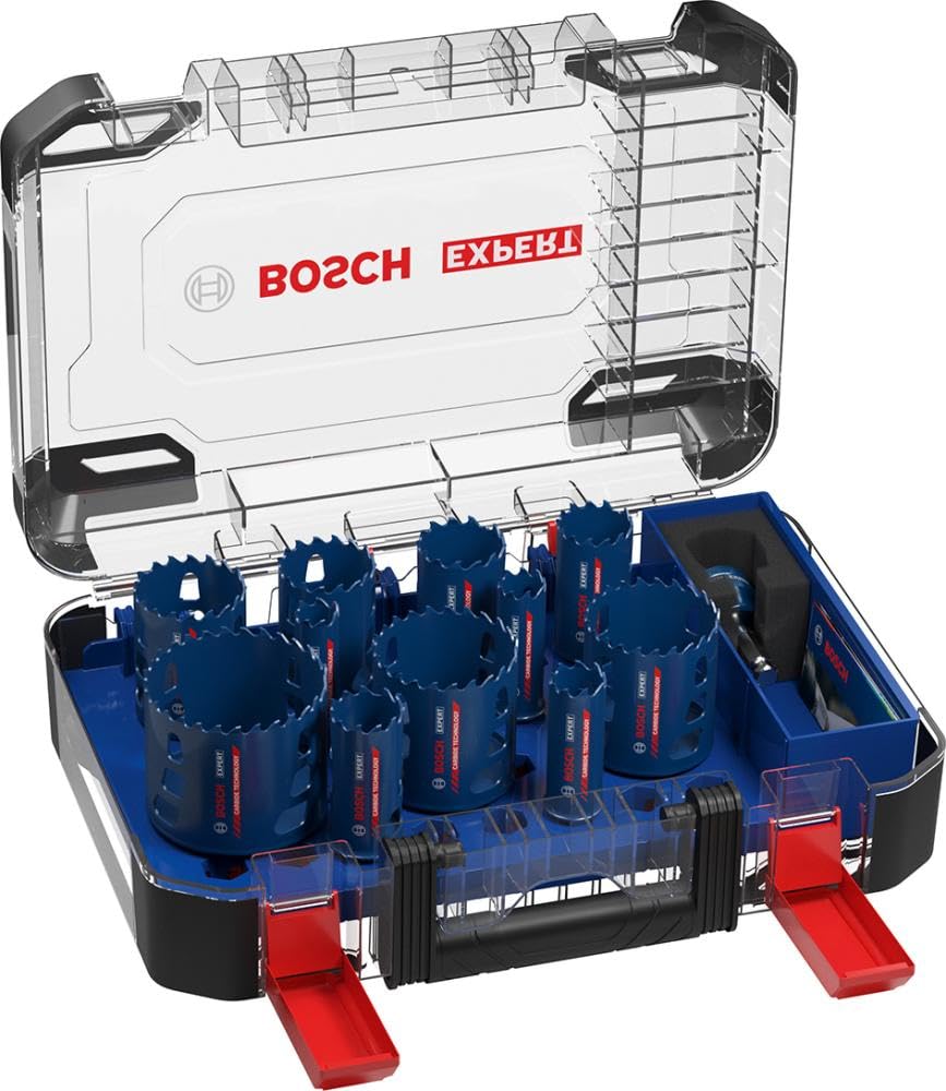 Bosch EXPERT Tough Material holesaw 20,22,25,32,35,40,44,51,60,64,76 mm 14 pc