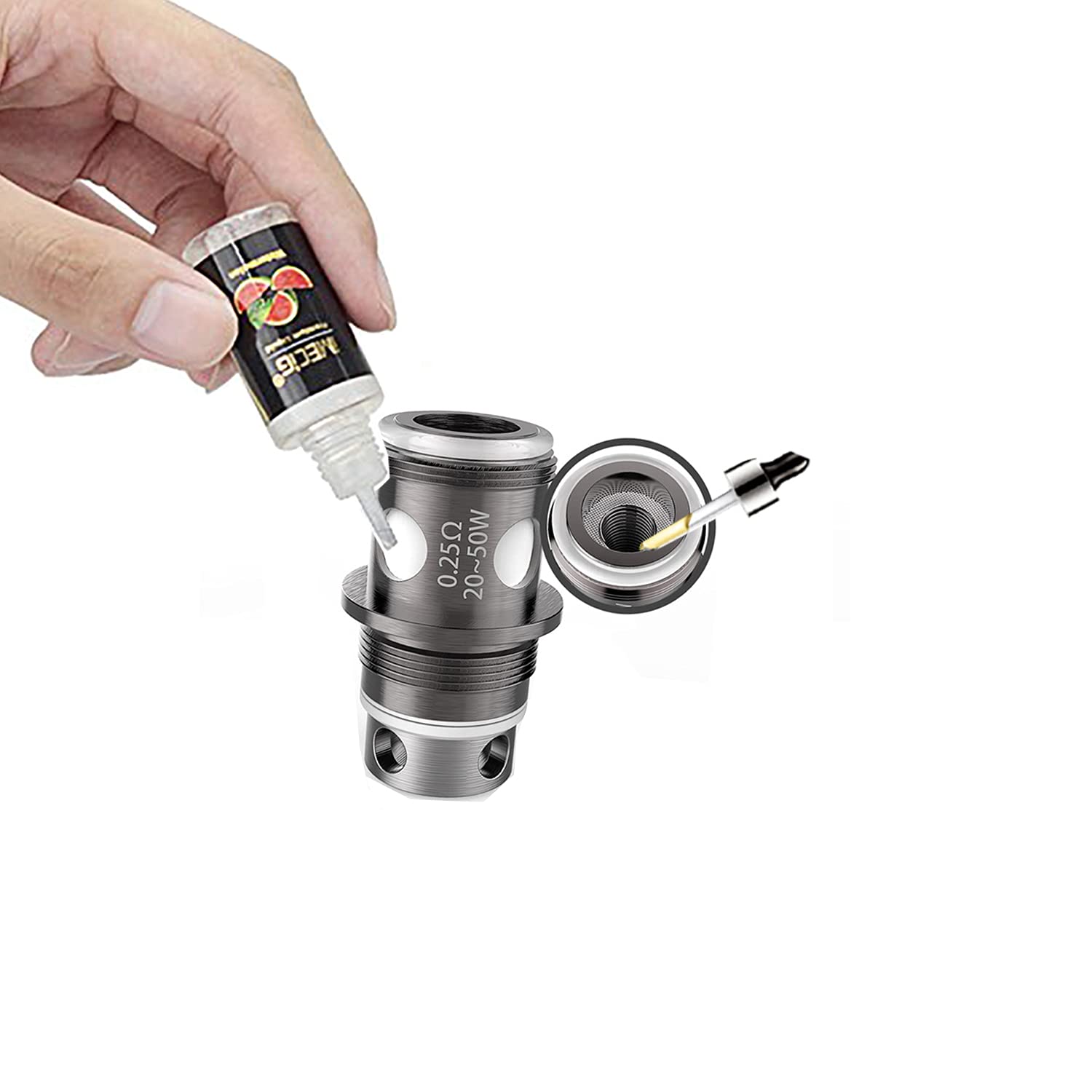 Bobine PT1 remplaable 5 pices pour Vaptio SOLO 2 Cigarette lectronique  KIT Resistencia 0,25ohm sans e liquide sans nicotine (PT1 Coil,129A) :  Amazon.fr: High-Tech