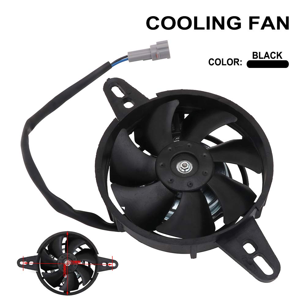 Ventola di raffreddamento del motore 12V ventola del radiatore per il cinese 200cc 250cc Quad ATV 4 ruote Go Kart Dirt Pit Motor Bike Moto UTV - 4.72 "