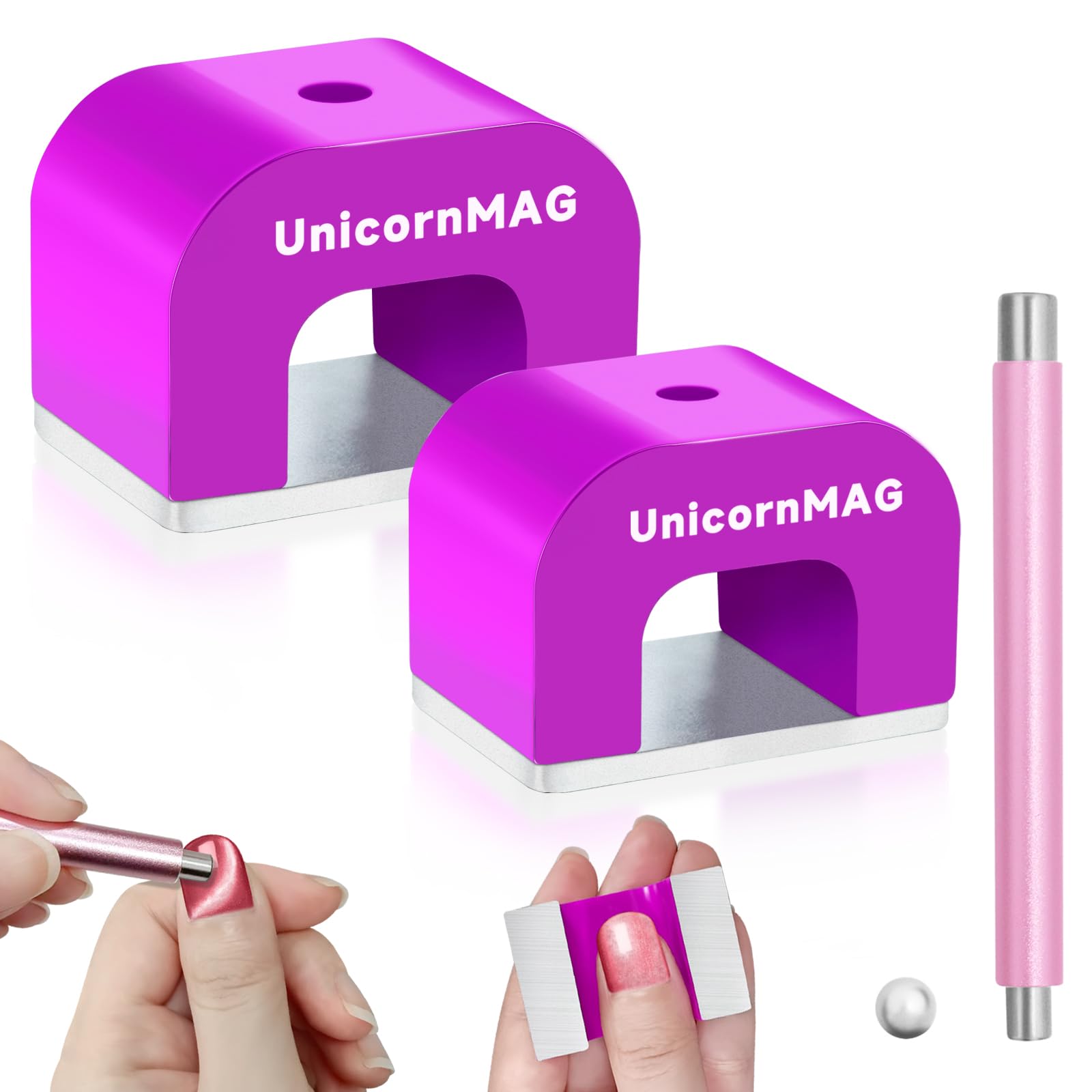 U-Shaped Horseshoe Nail Art Magnet for Magnetic Polish Effects