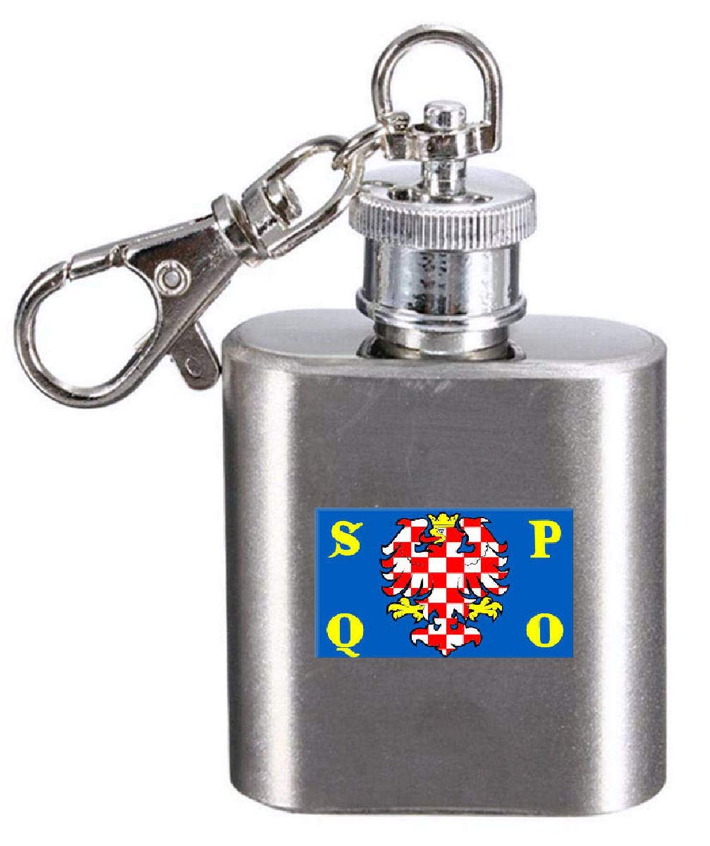 Flasque de poche République Tchèque Olomouc idée cadeau originale