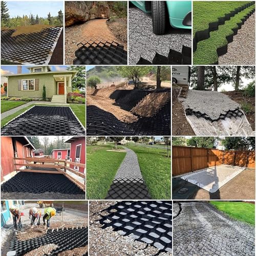 Geomalla de alta resistencia para confinamiento celular de grava 4
