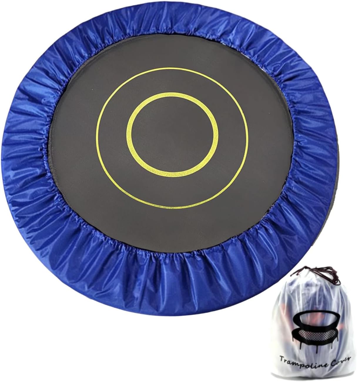 Mini Trampoline Covers, 36 38 40 48 inch Small Trampoline Spring Cover, Round Trampoline Replacement 600D Odor-Free Tear-Resistant Oxford Cloth Easy to Install Replacement, Multiple Size