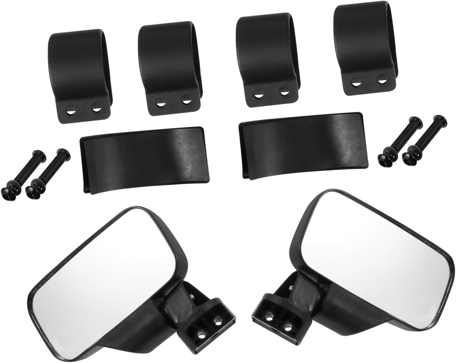 Car Rearview Mirror Adjustable Wide Angle Auxiliary Mirror for Utv Atv and Trucks Enhanced Safety -dazzle Feature Easy Installation for Use