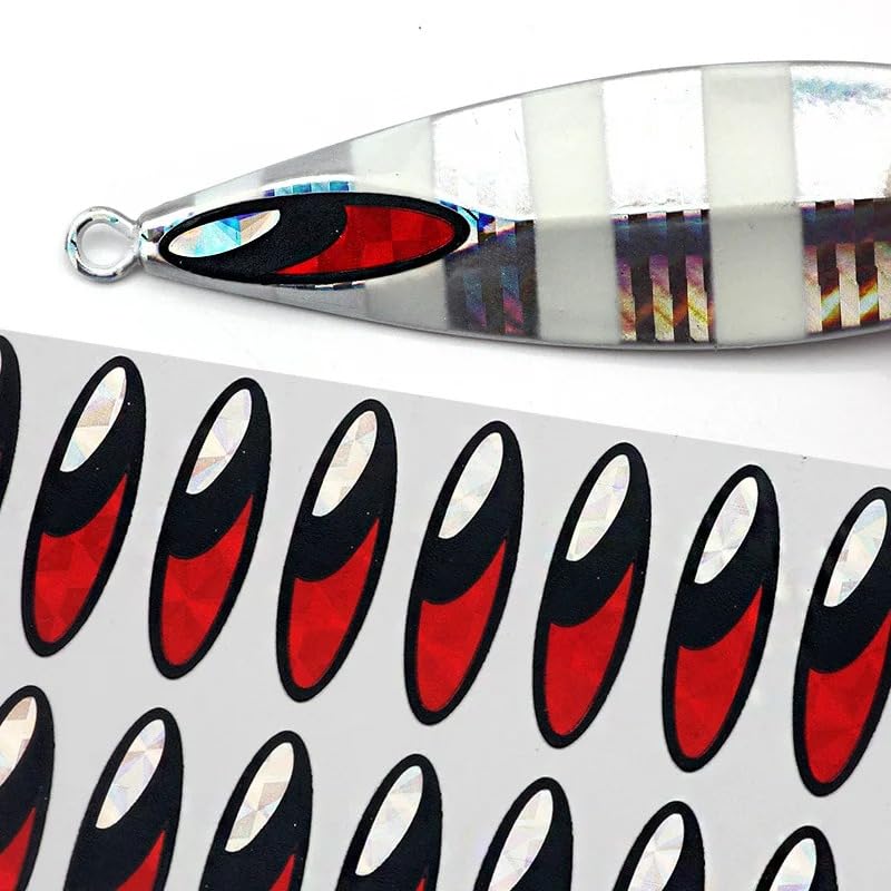 400 piezas 3D ojos holográficos adhesivos para señuelos miniatura 3