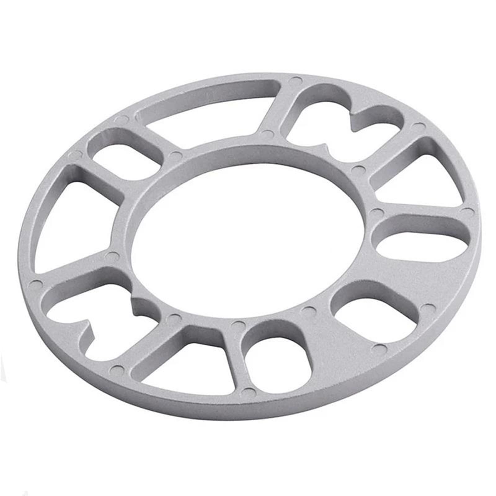 Separadores Ruedas 4 Uds Universal 3mm 5mm 8mm 10mm Aluminio Rueda Coche Espaciador Placa Cuñas Ajuste 4x100 4x114,3 5x100 5x108 5x114,3 5x120 Separadores(8MM)