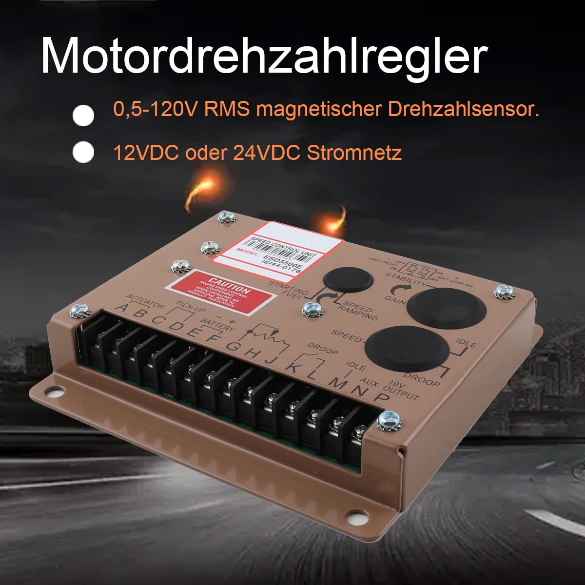 Motordrehzahlregler ESD5500E Drehzahlregler Motorregler DC 12V/24V