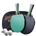 Senston Ping Pong Paddle Set of 2-Pro Premium Table Tennis Paddles gallery image