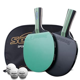 Senston Ping Pong Paddle Set of 2-Pro Premium Table Tennis Paddles