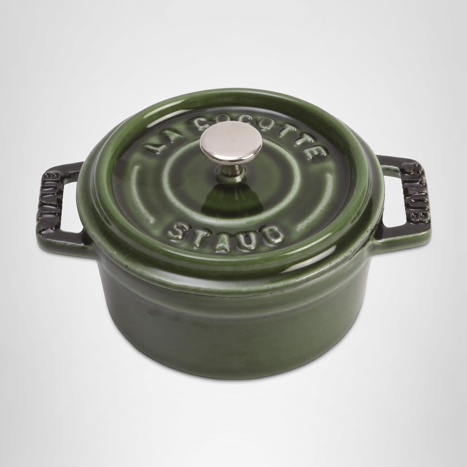 Amazon｜staub ストウブ 「 ミニ ココット ラウンド バジルグリーン
