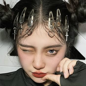 Amazon.com : 6 Pack Gothic Hair Pins Set - Alt Hair