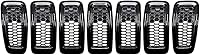 Vista 16 de Compatible con Jeep Cherokee 2014-2018 Kit de inserción de cubierta de parrilla de 4 puertas, 7 piezas (rejilla de malla negra + moldura cromada)