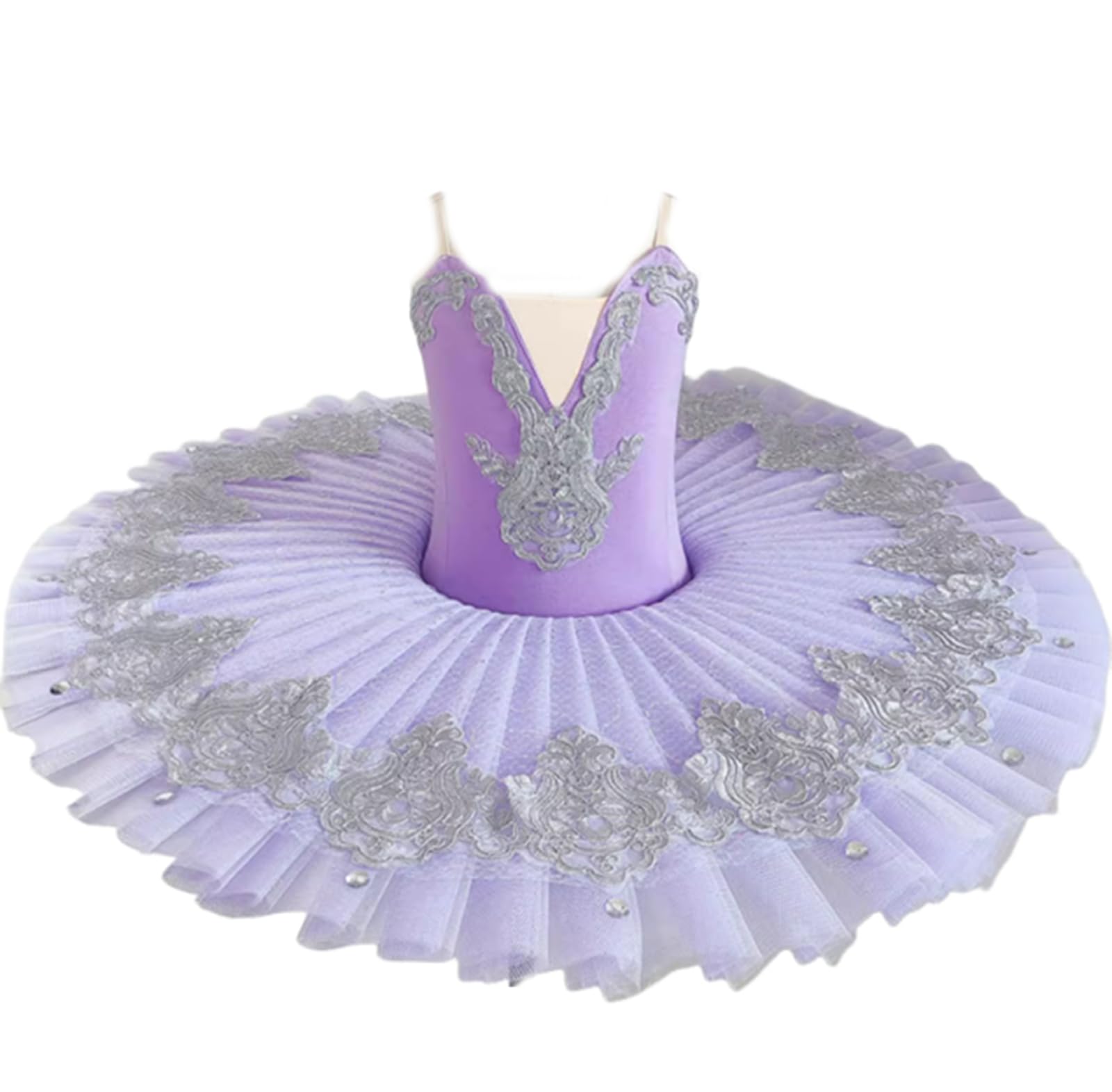 Tenue de compétition de ballet et jupe brodée pour gala de danse