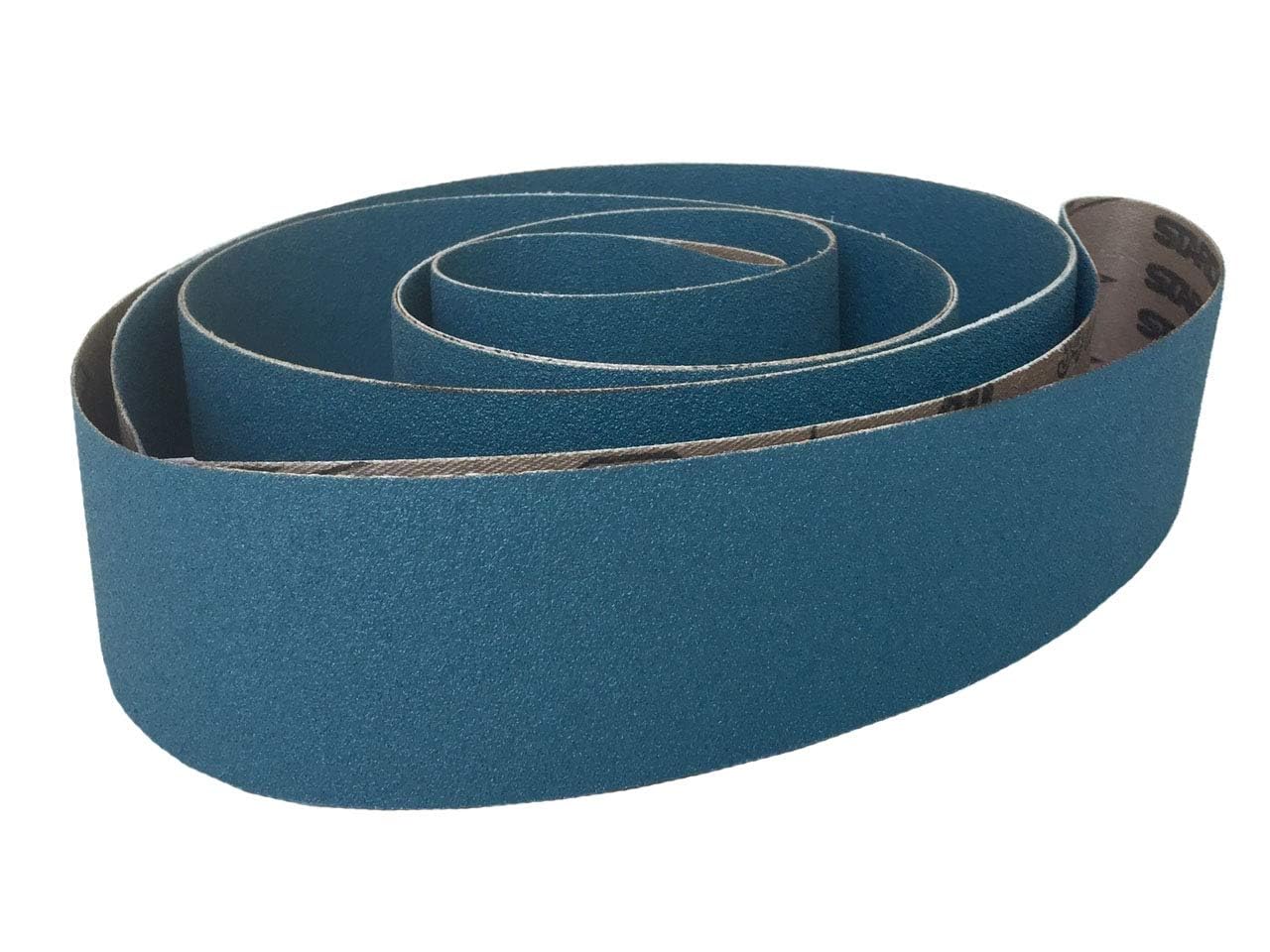 Starcke Premium 3 x 132 BLue Zirconia Cloth Sanding Belts | For Wood, Metal & Composites (80 Grit, 4 Pack)