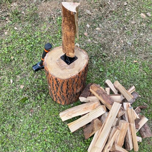 image for WujinJoy Firewood Kindling Splitter Portable Wood Splitting Wedge Tool
