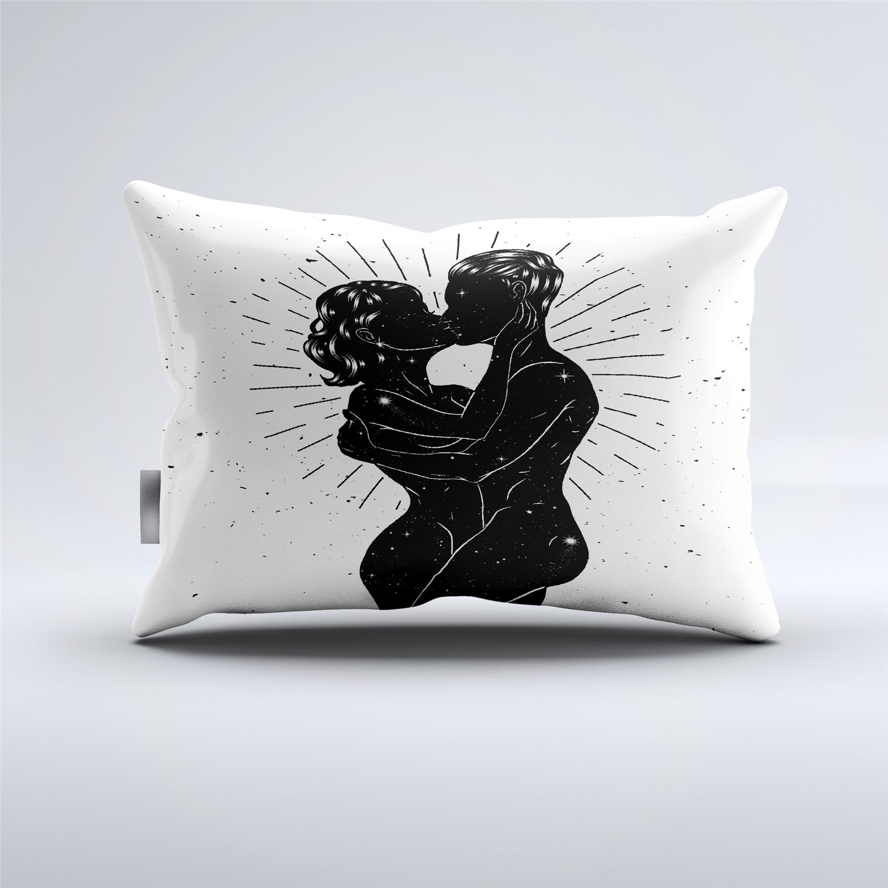 REALIN Bettbezüge Set Süßes Pärchen Liebe Bettwäschedie Liebe Paar Leidenschaft Bett Sets 2/3/4Teilig Bettbezüge/Kissenbezüge/Bettlaken Für Kinder,Jungen,Mädchen (C,Single-140x210cm-3PCS)