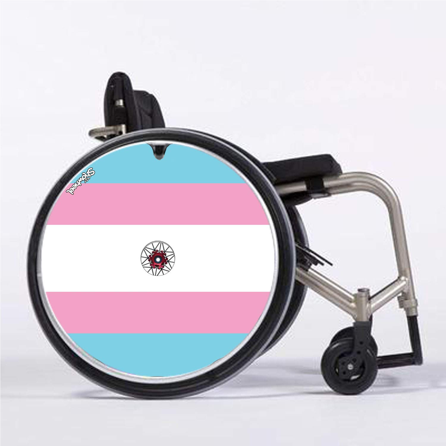 Cubre Radios Silla de Ruedas (Par) para Aro Impulsor 48,51 a 49,50cm de Diámetro Exterior con Fijaciones Planas - Trans