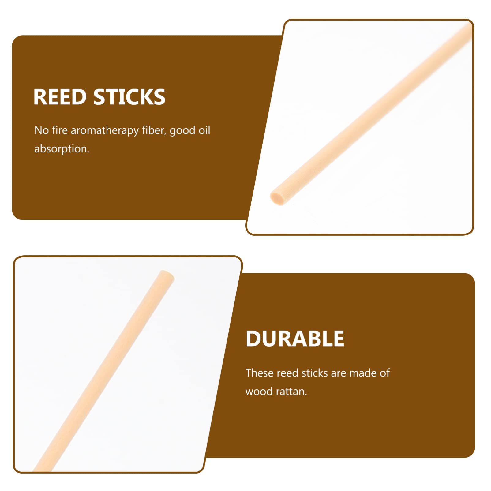 MAGICLULU 90pcs Household Diffuser Sticks for Replaceable Rattan Reeds for Home Decor Fragrance Enhancement Room Freshener Needed