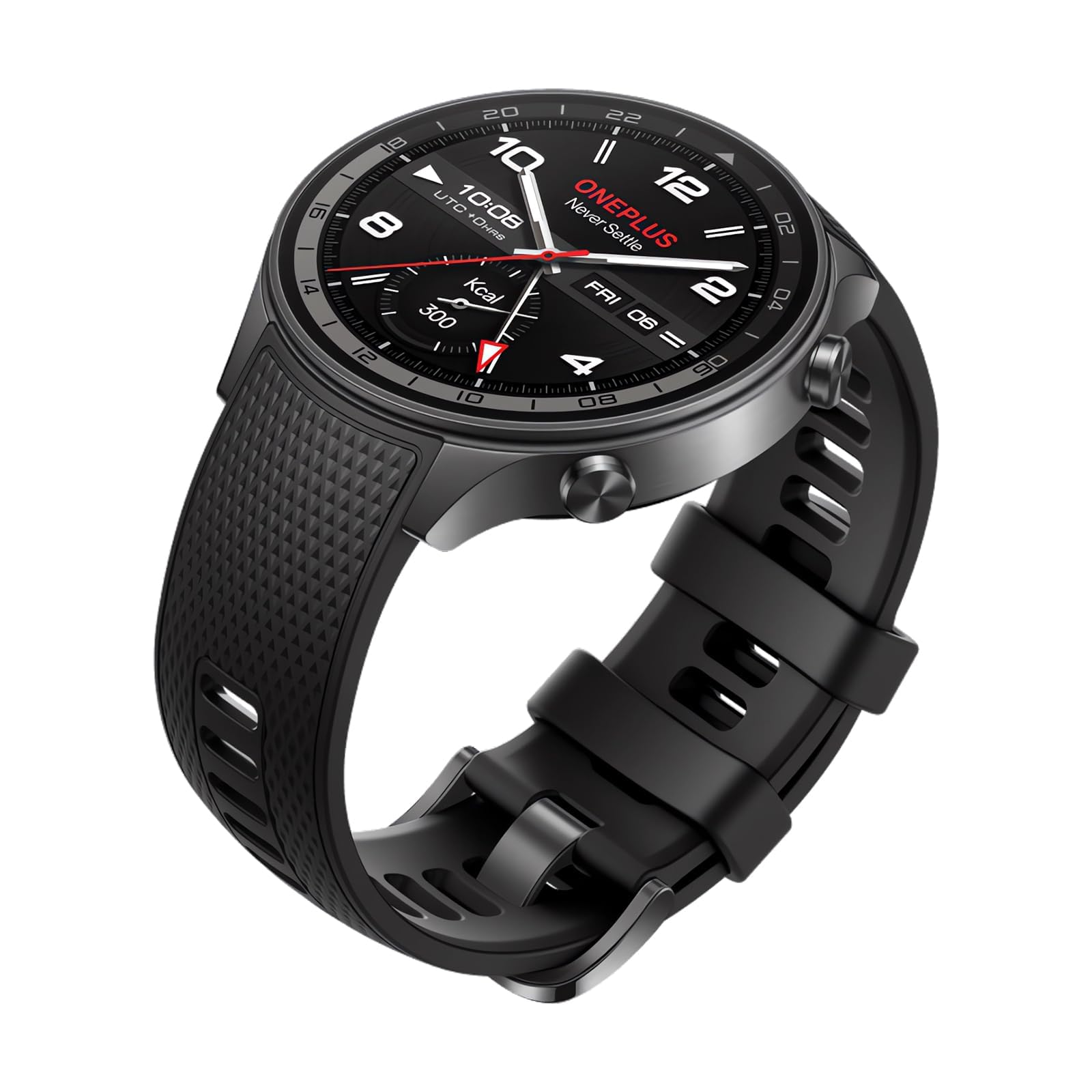 OnePlus Reloj Inteligente Watch 2R Fitness Wellness con GPS de Doble frecuencia, 32 GB de Almacenamiento, autonomía de 100 Horas, estanqueidad 5ATM, Seguimiento de Salud, Pantalla AMOLED, Gris Acero