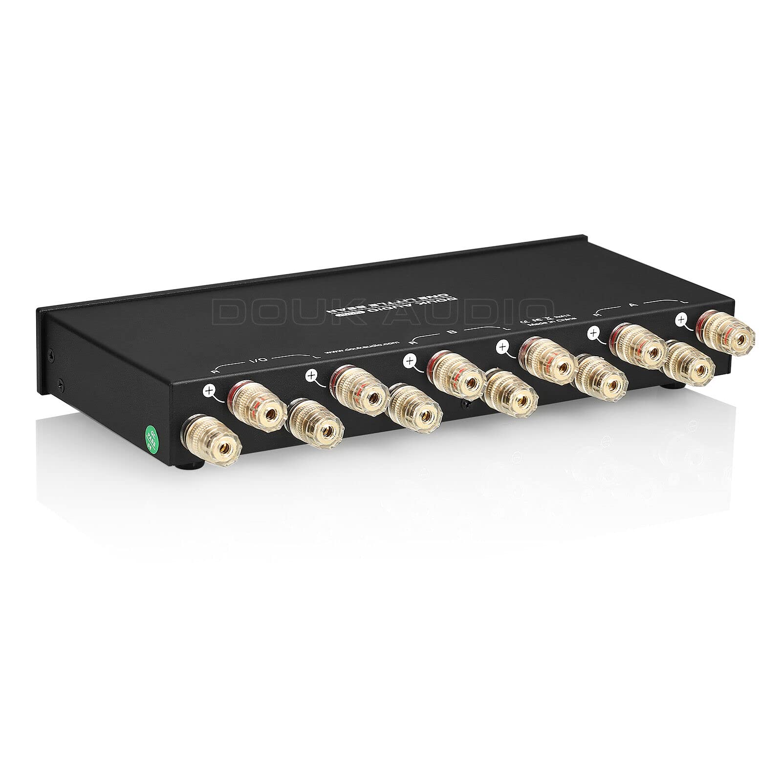 Amplificador de 2 zonas/caja de selección de altavoces Conmutador de audio pasivo para estéreo doméstico (SP102)