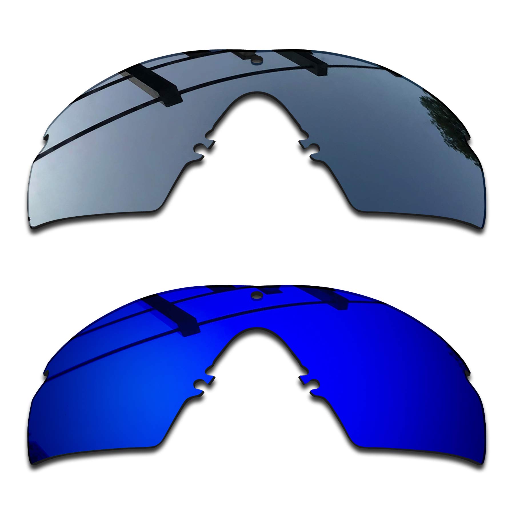SEEABLEPremium Polarized Mirror Replacement Lenses & Rubber Kit for Oakley Si M Frame 3.0 OO9146 Sunglasses