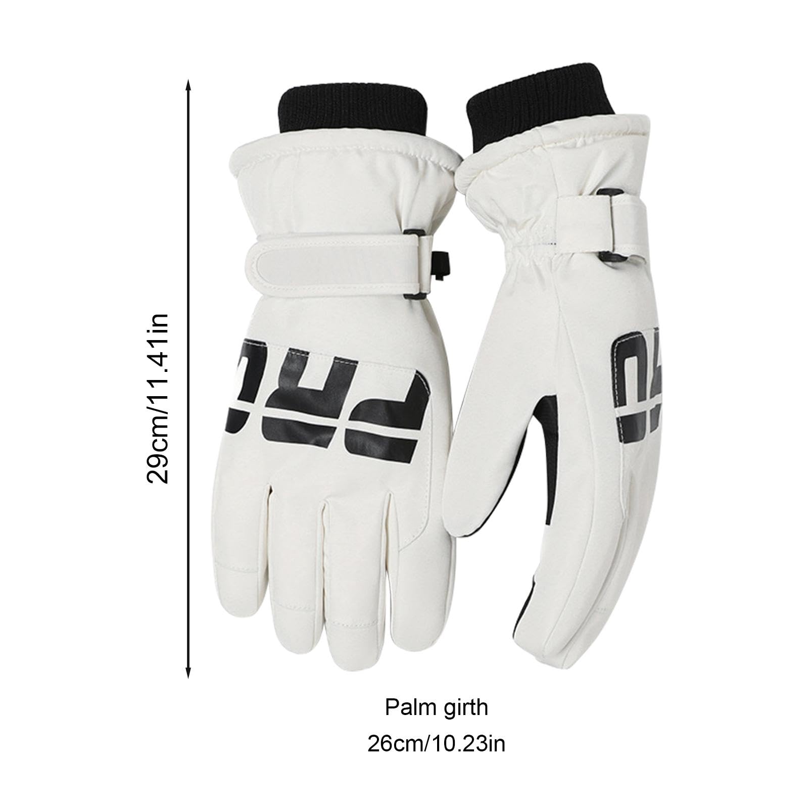ZH1YFD Zimowe rękawiczki rowerowe Rękawiczki motocyklowe dla mężczyzn - Outdoor Zimowe termiczne rękawice snowboardowe Wygodne rękawice snowboardowe do jazdy na rowerze Narciarstwo Snowboard
