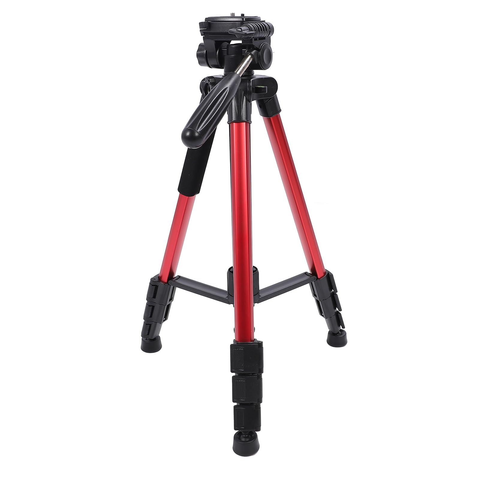 Cocoarm Trípode para Cámara con Giro Suave, Estable para Grabación | Aleación de Aluminio, Patas de 4 Secciones, Máxima de 165 Cm, Carga de 4 Kg, Tornillo de 1/4 Pulgada, Compatible con