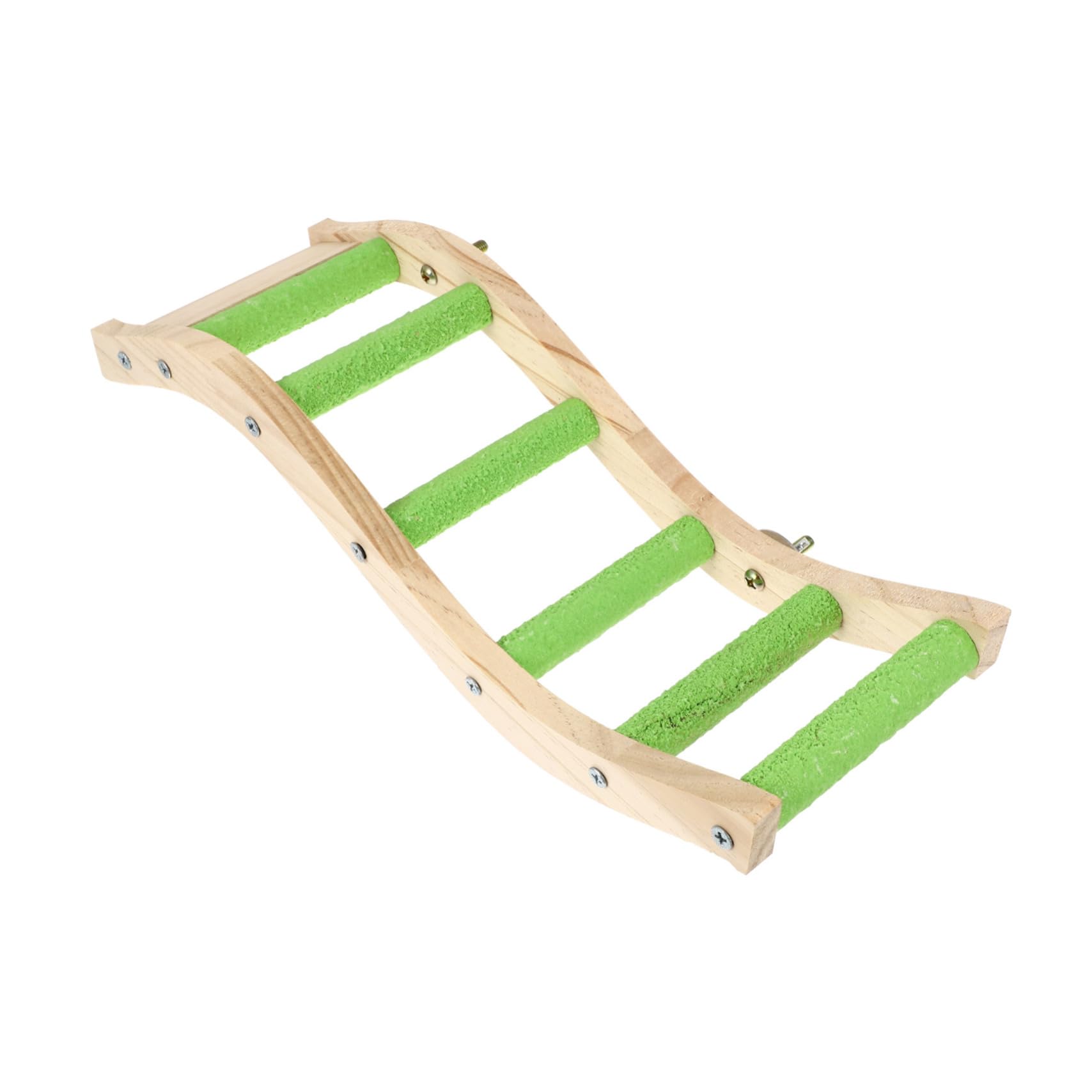 KESYOO Parrot Ladder Wooden Climbing Plaything for Birds for Parakeets Cockatiels and Parrots Enhances Activity and Mood Cage Accessory