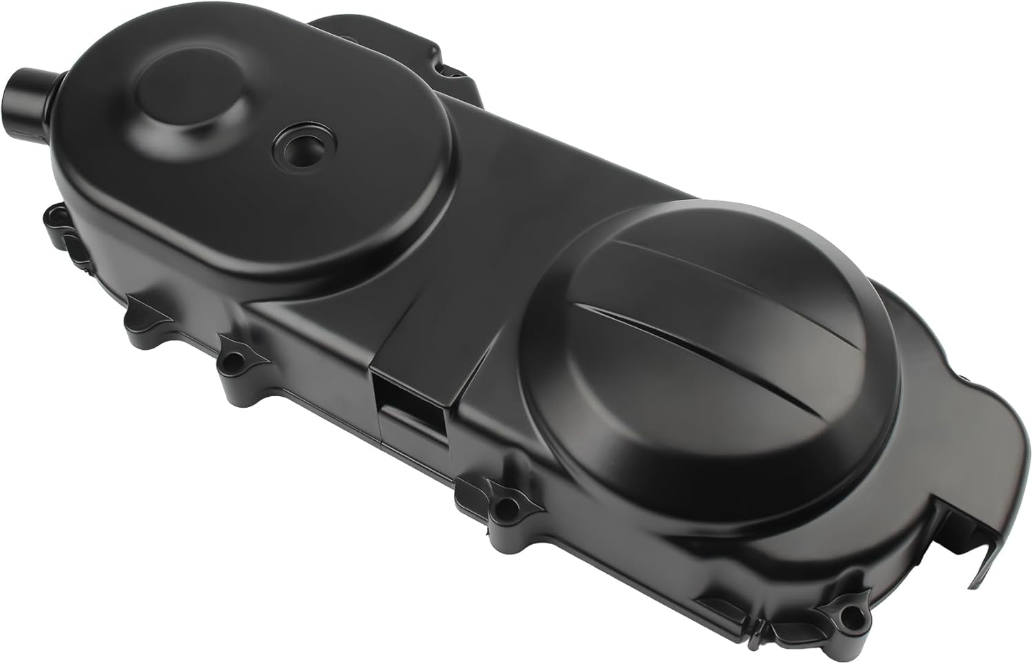 Transmission Cover Assembly with Start Gear Shaft Belt Compatible with GY6 QMB139 49cc 50cc Engines Scooter Moped ATV Go Kart