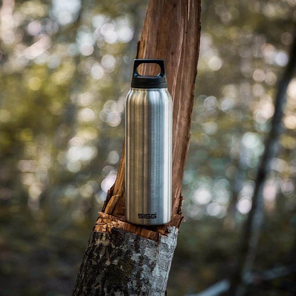 SIGG Hot & Cold Botella térmica (0.5 L), cantimplora termo con aislamiento al vacío y sin sustancias nocivas, botella de acero inoxidable hermética