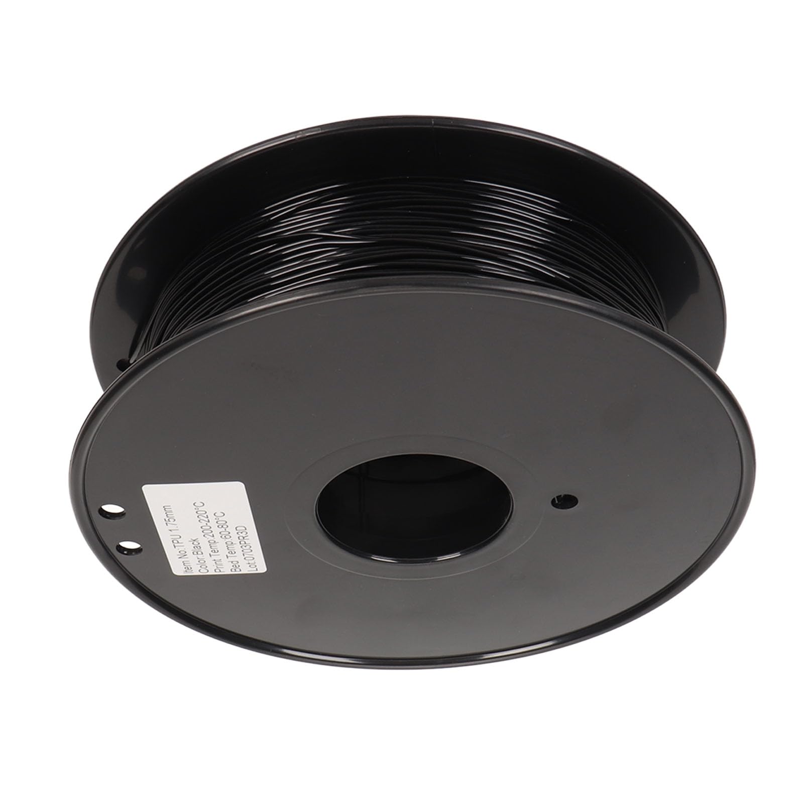 Filament TPU 95A 1,75 mm, elastyczny filament do drukarki 3D TPU do większości drukarek FDM, 8 kg, bez zatykania filament do drukarki 3D (czarny)