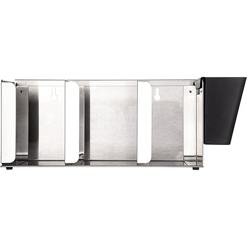 Miniatura 11 de San Jamar Organizador de tapa con divisores ajustables para restaurantes y comida rápida, plástico, 14.5 pulgadas, plateado