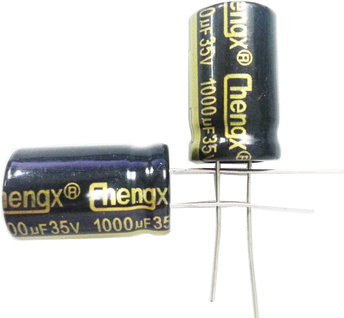 1000uF 35V 13X20 Aluminum Electrolytic Capacitor, 10PCS, -40 to +105C, 20% Tolerance