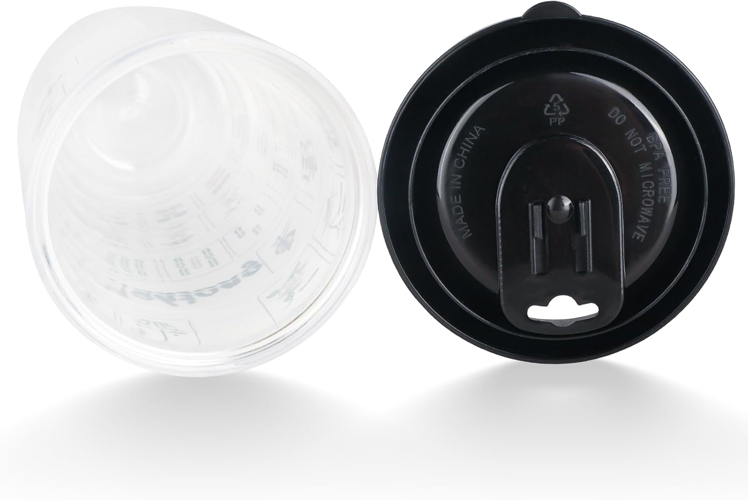 Mahjong Game Double Wall Insulated Tumbler Travel Cup, 16oz Reusable Plastic Mug with Lid Keeps Drinks Cold & Hot, BPA Free, Perfect for Parties, Birthday, Clear - Image 3