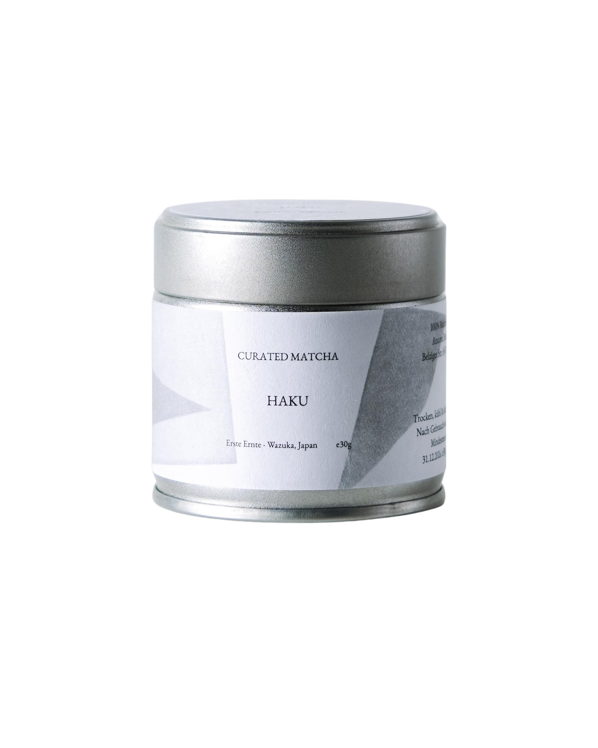 Curated Matcha Haku - Reines Grüntee-Pulver aus Japan - Original Japanischer Tee der Ersten Ernte - 100% Natürlich & Laborgeprüft - 30g