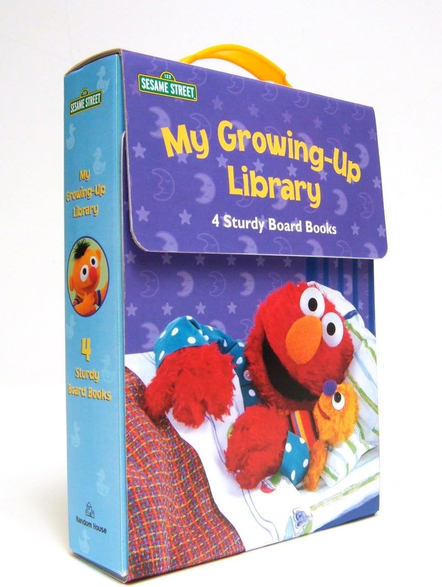 My Growing-Up Library: Sesame Street Board Books- Too Big for Diapers / Big Enough for a Bed / Too Big for Bottles / Big Enough for a Bike